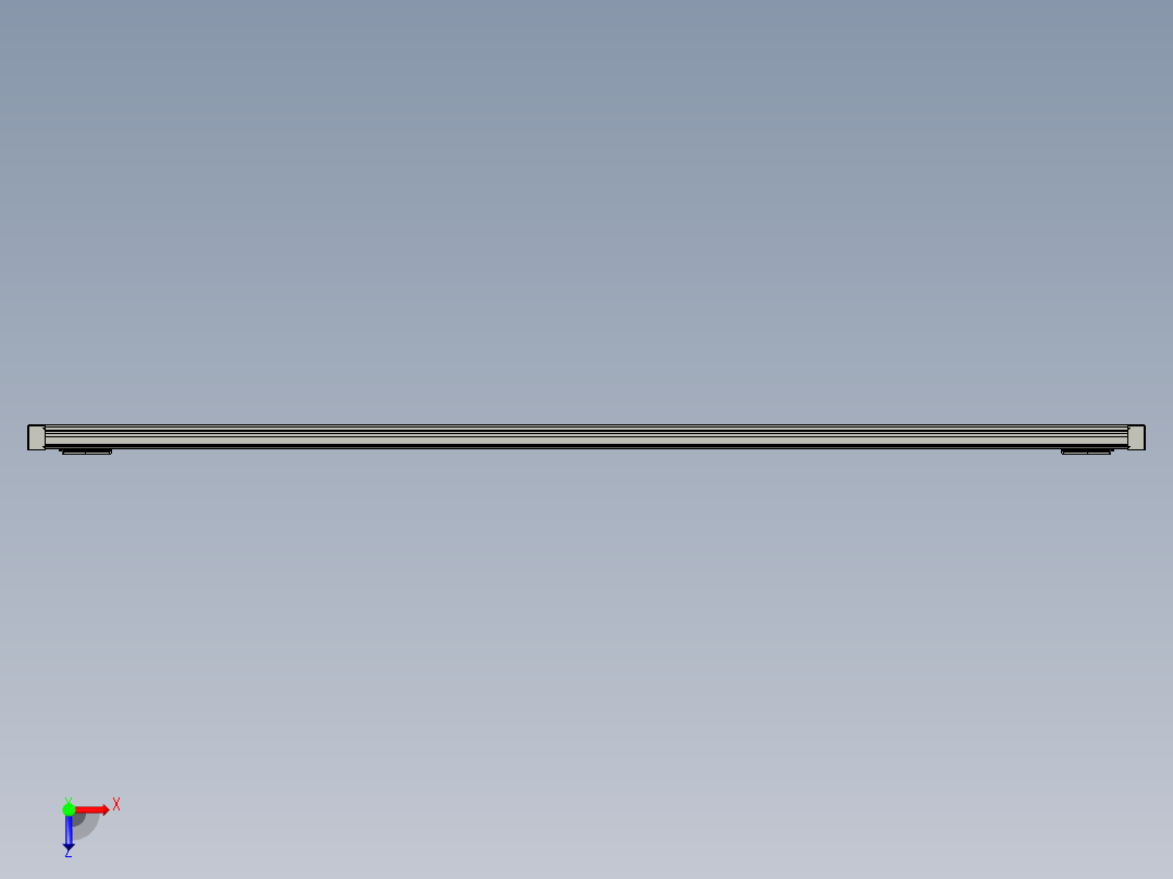 威洛博双电机滑台-VC14D2-S1500-BLR-P40-C6俯视图