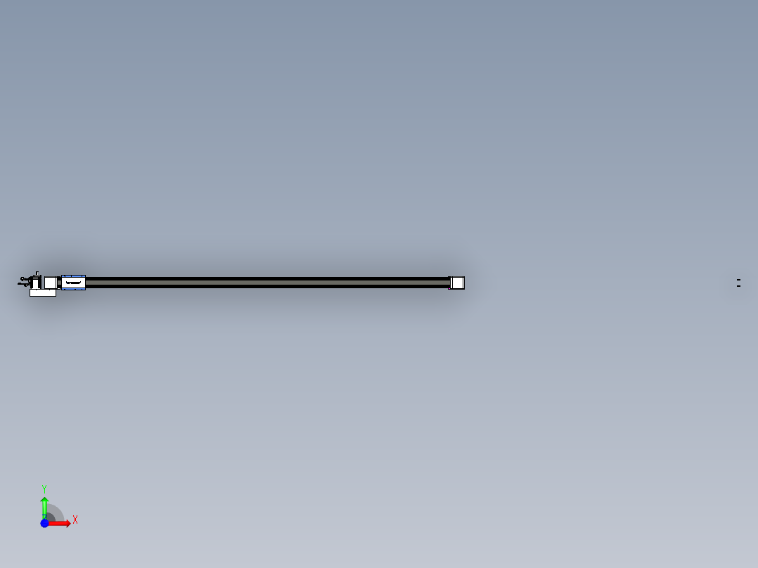 威洛博LB.GB同步带传动--欧规系列GB8-L96-S2750-BL-P75前视图