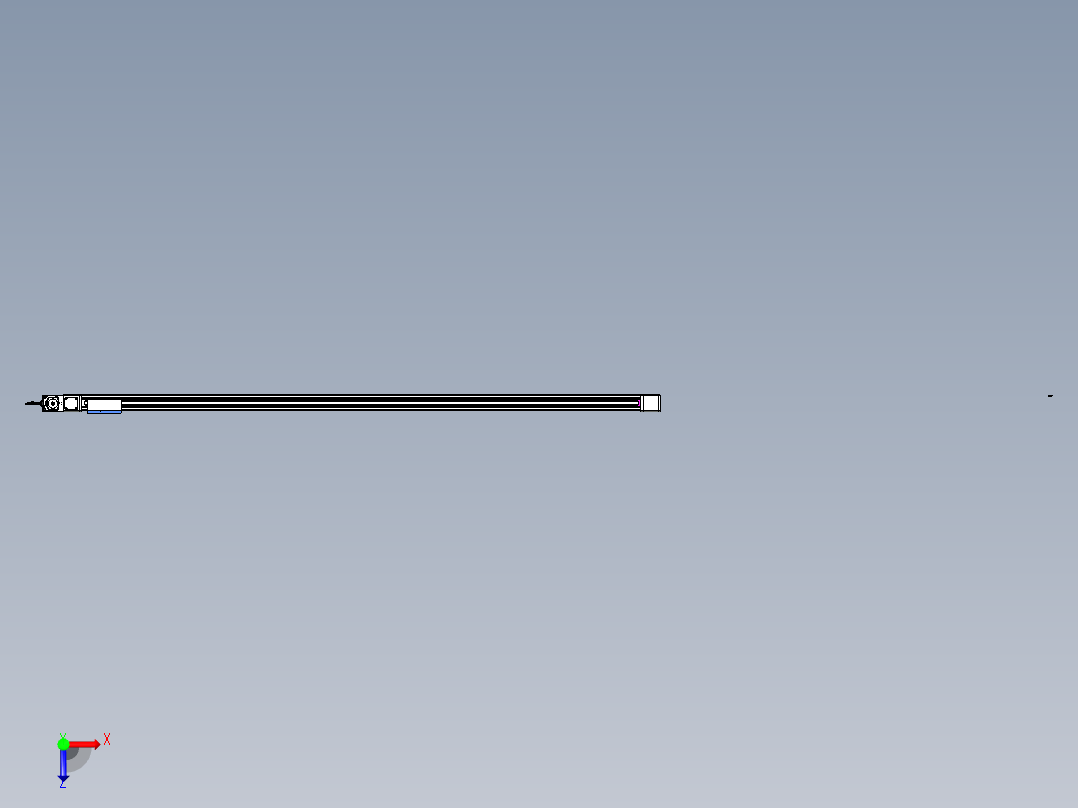 威洛博LB.GB同步带传动--欧规系列GB8-L96-S2750-BL-P75俯视图