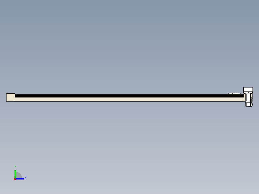 同步带全封闭直线模组TPA-HCB-65S-90-L1450-ML-Y-P10-N3左视图