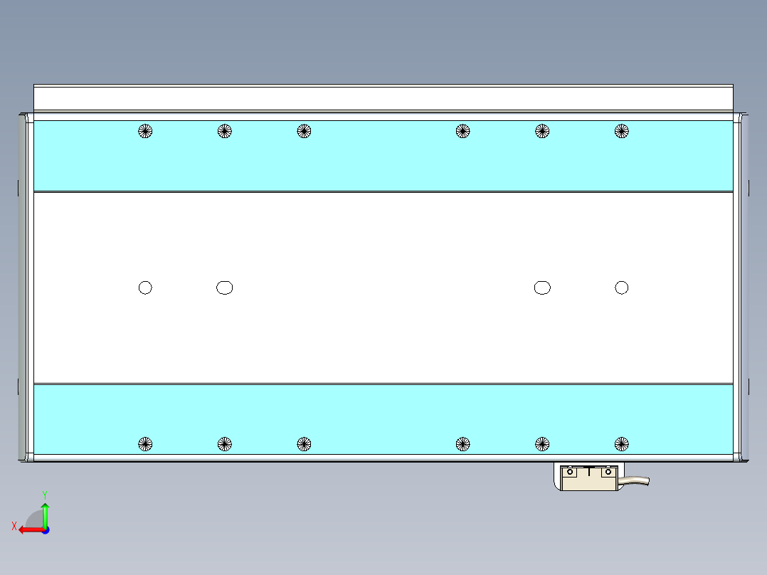 威洛博LC系列3d模型模组LC22H2Y-S200后视图