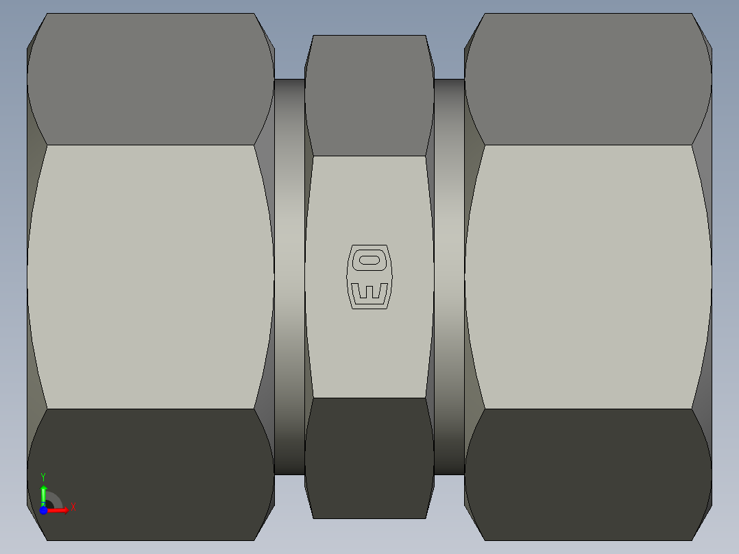 卡套式工业通用硬管接头EO Union G38SCF前视图