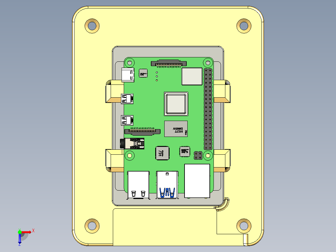 迷你USB 2俯视图