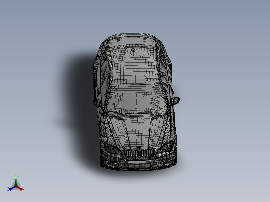 X6 Car全能轿跑车正等轴测图