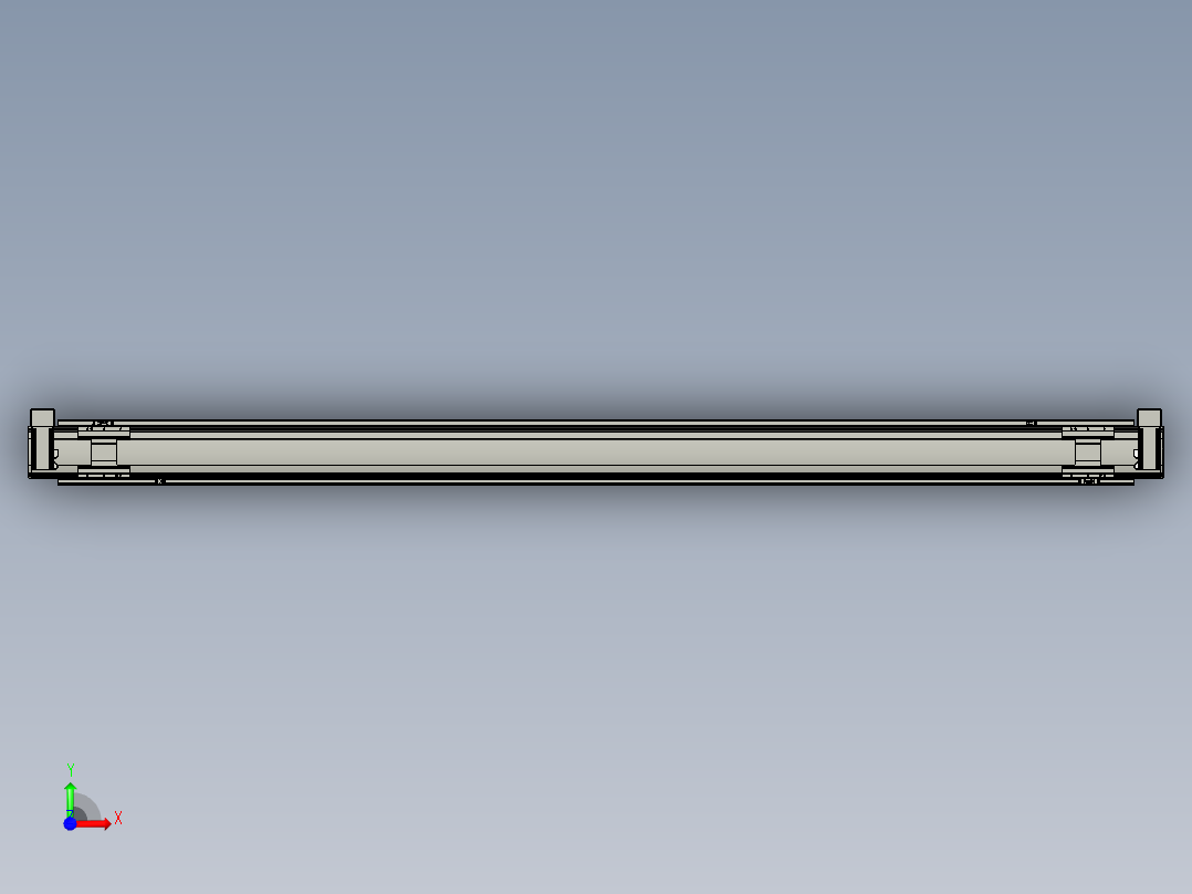 威洛博双电机滑台-VBF14S2-L50-S2500-BU-P40-C6前视图