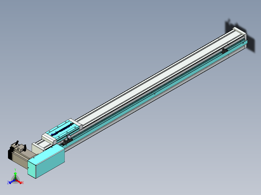 欧规系列-LB6A-L65-S850-BL-ZP40-C3正等轴测图