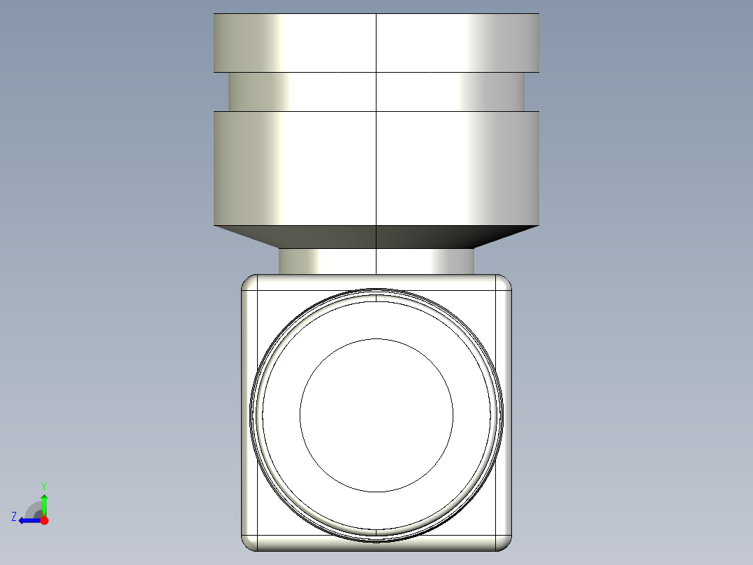 基恩士OP-85584_85585_kc图纸模型右视图