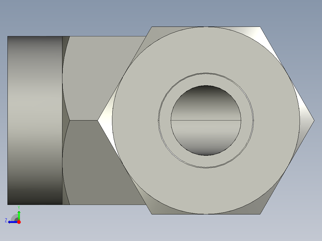 卡套式工业通用硬管接头5_dbu-s右视图