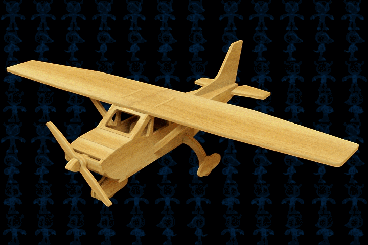 激光下料拼图飞机CAD-SolidWorks-X_T格式