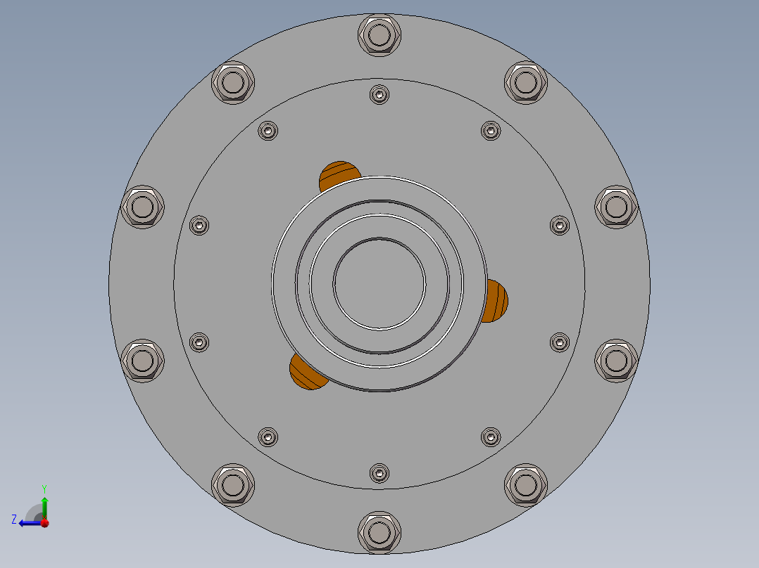 限滑差速器结构设计含SW三维+CAD图纸右视图