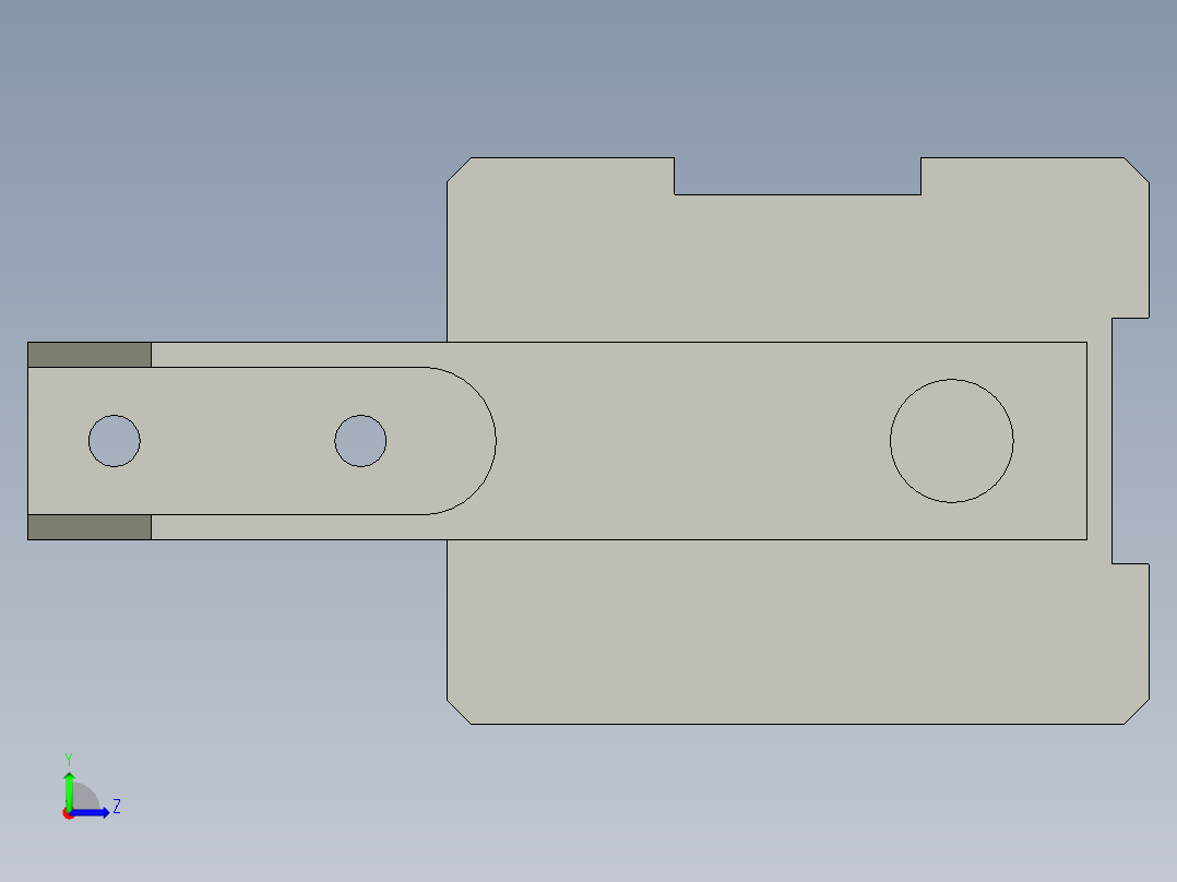 普通气爪PH07-20左视图