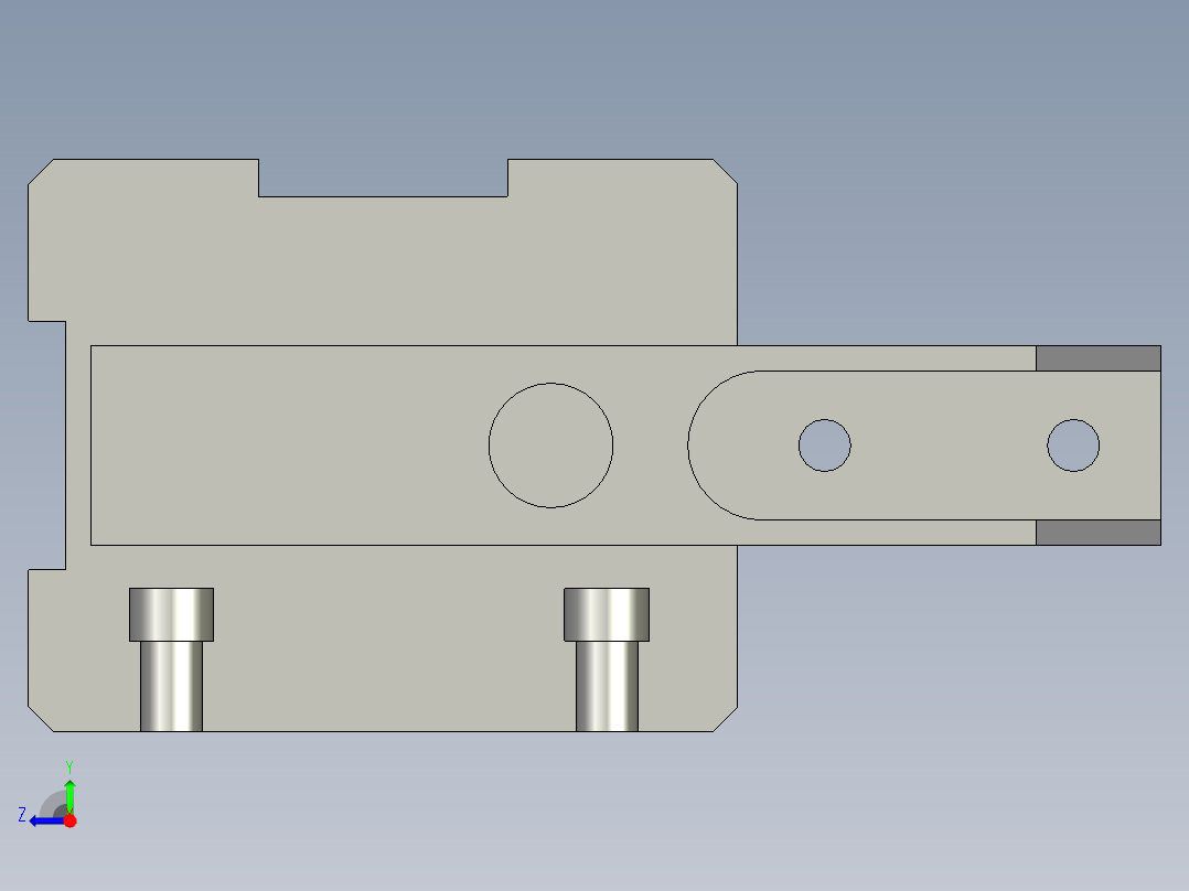 普通气爪PH07-20右视图