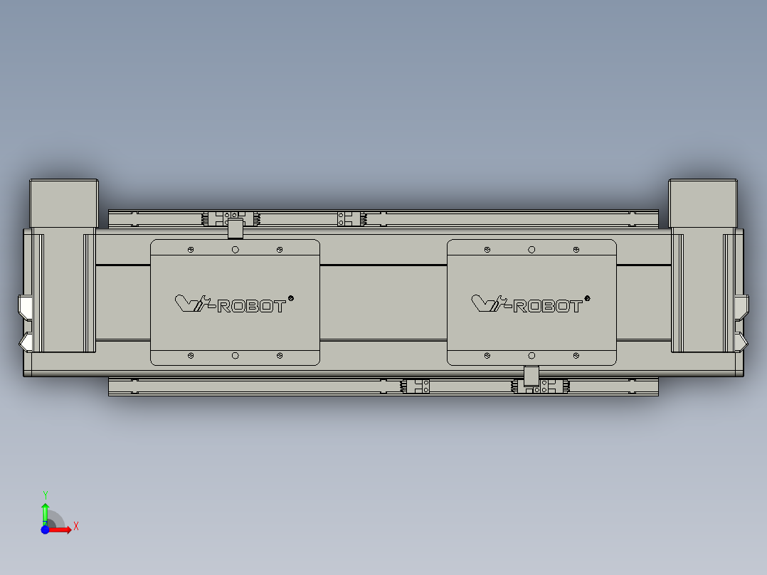 威洛博双电机滑台-VBC14S2-L50-S100-BU-P40-C6前视图