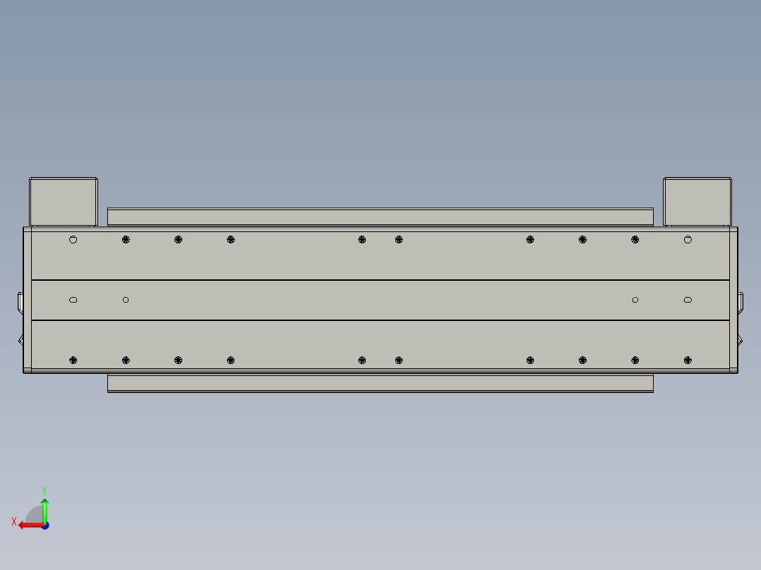 威洛博双电机滑台-VBC14S2-L50-S100-BU-P40-C6后视图