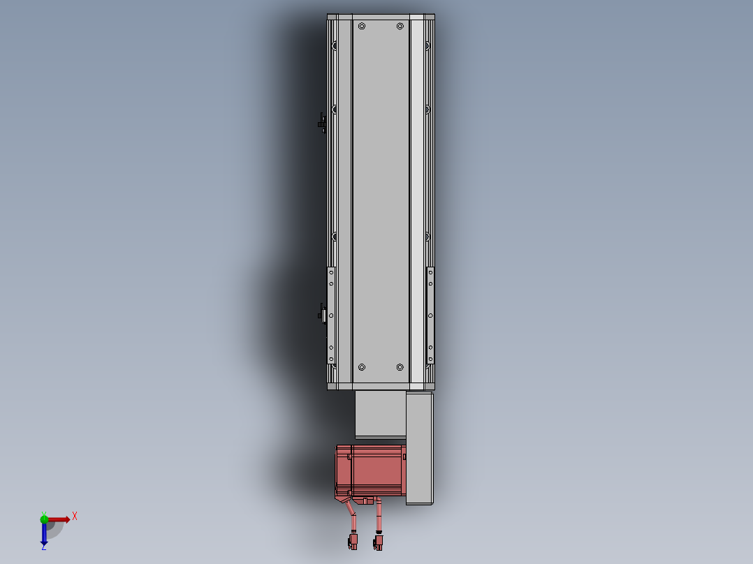 精密模组MT170-L125-300-R-M75-C4俯视图