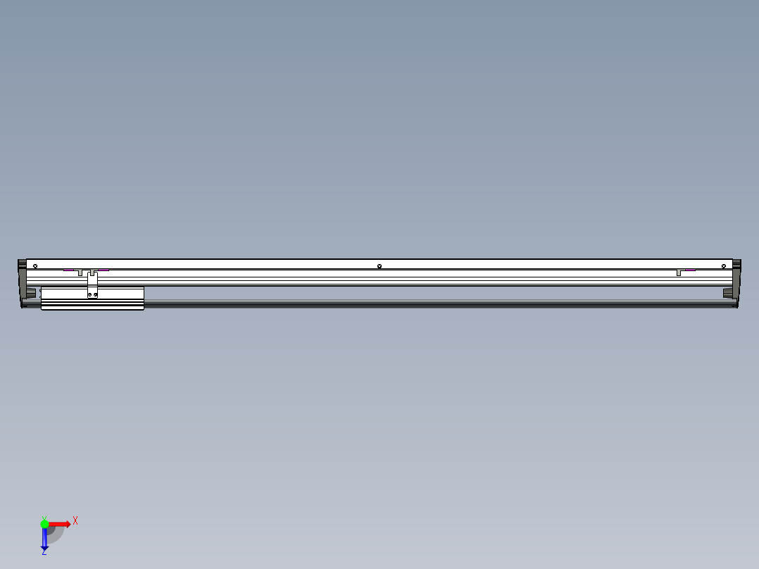 威洛博VL系列3d模型模组VL17E2Y-S1000俯视图