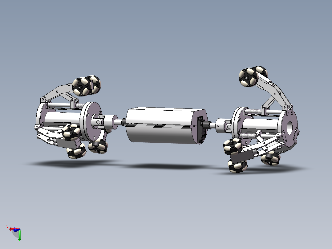 电缆管道检测<span style='color: red'>机器人</span>设计含三维图==646683==400dw