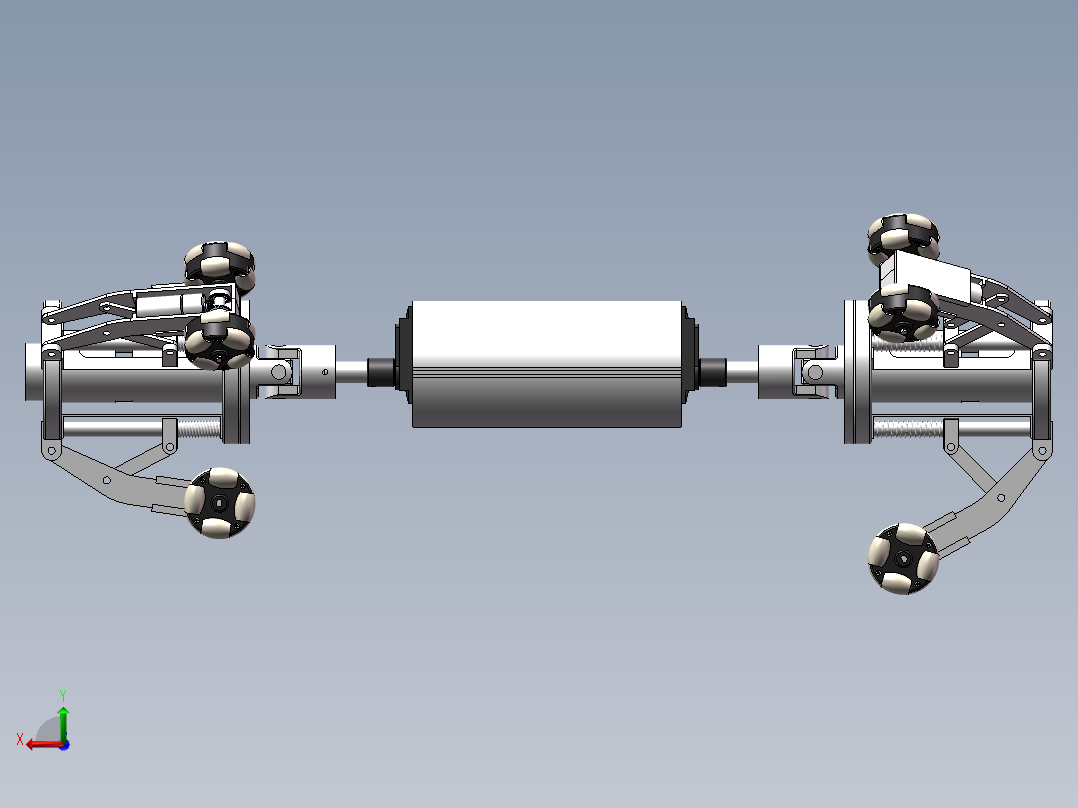 电缆管道检测机器人设计含三维图==646683==400dw后视图