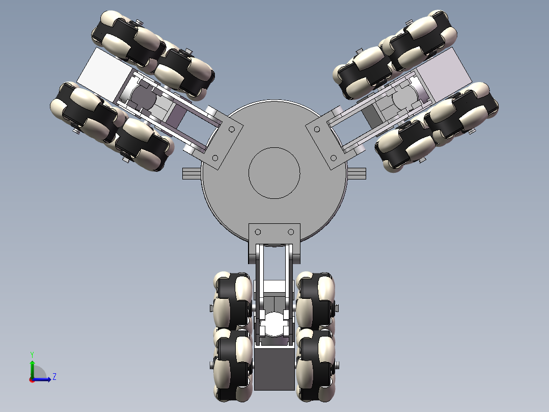 电缆管道检测机器人设计含三维图==646683==400dw左视图