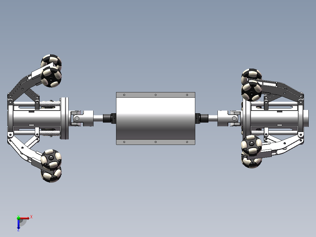 电缆管道检测机器人设计含三维图==646683==400dw俯视图