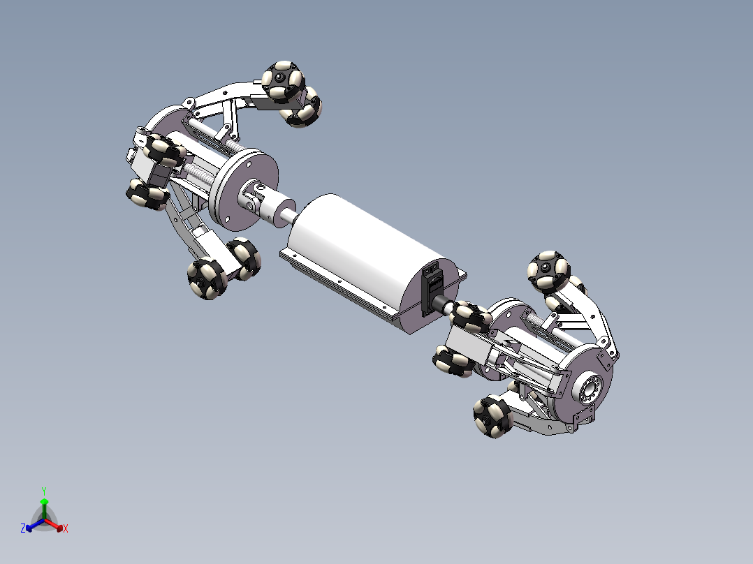 电缆管道检测机器人设计含三维图==646683==400dw正等轴测图
