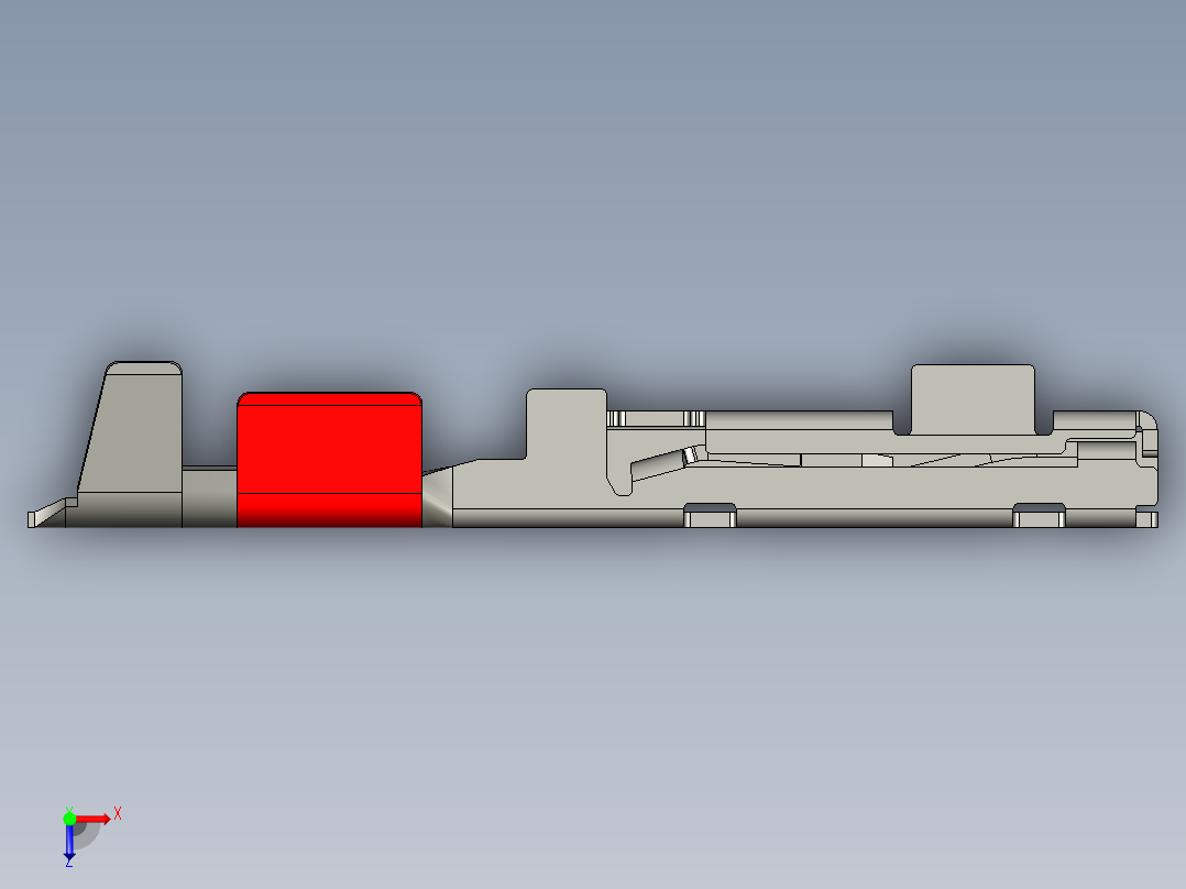 连接器端子AAUS003&4-036K03B1俯视图