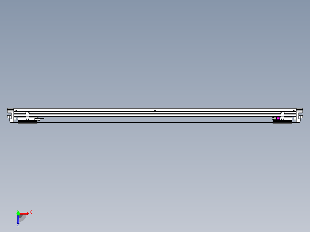 威洛博VL系列3d模型模组2VL17E1Y-S1300俯视图