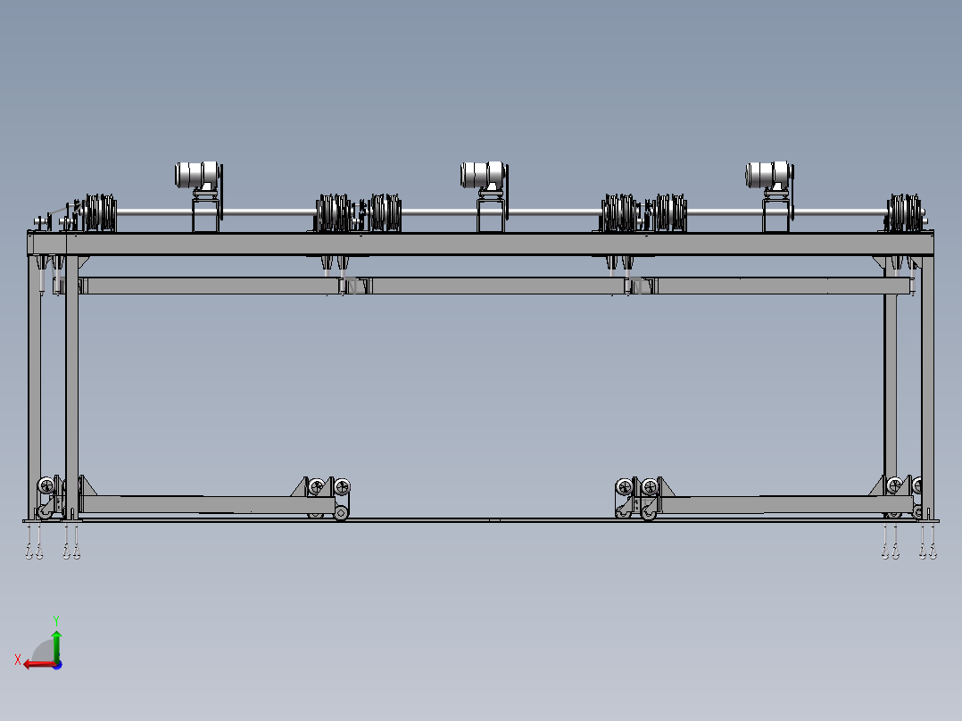 2X3轿车升降横移式立体车库设计含三维二维说明书完整设计资料486435后视图