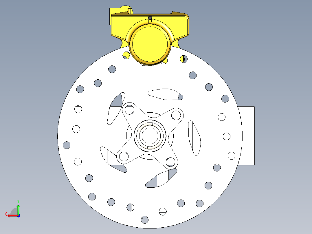 制动器 (48)后视图