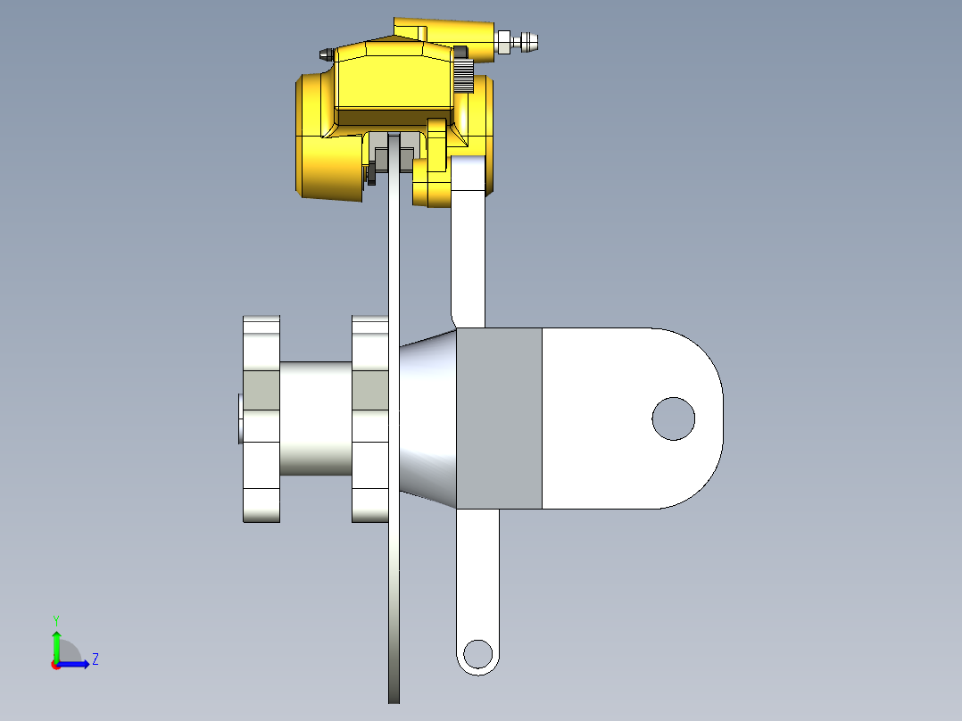 制动器 (48)左视图
