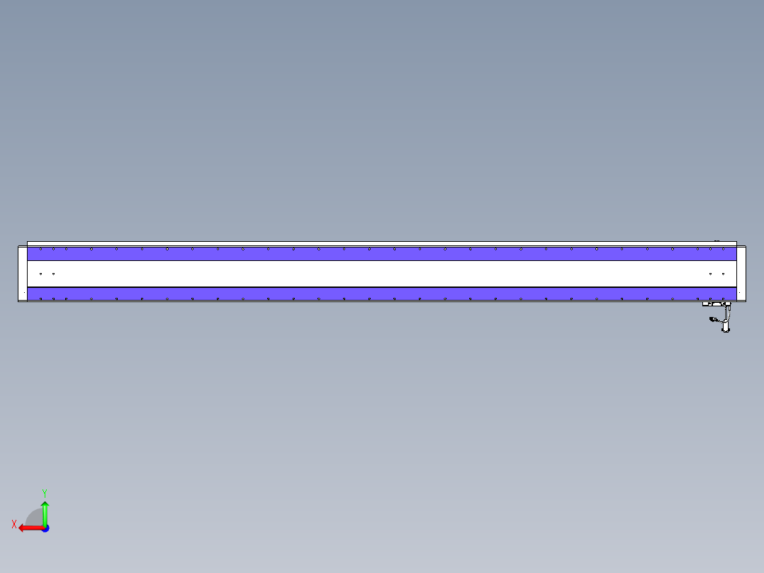 威洛博VL系列直线电机模组-VL22H1-S2650后视图