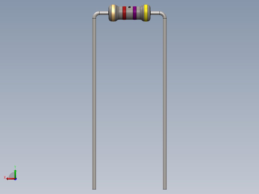 电容器 二极管 电阻器-Resistor 4.7K Ohm后视图