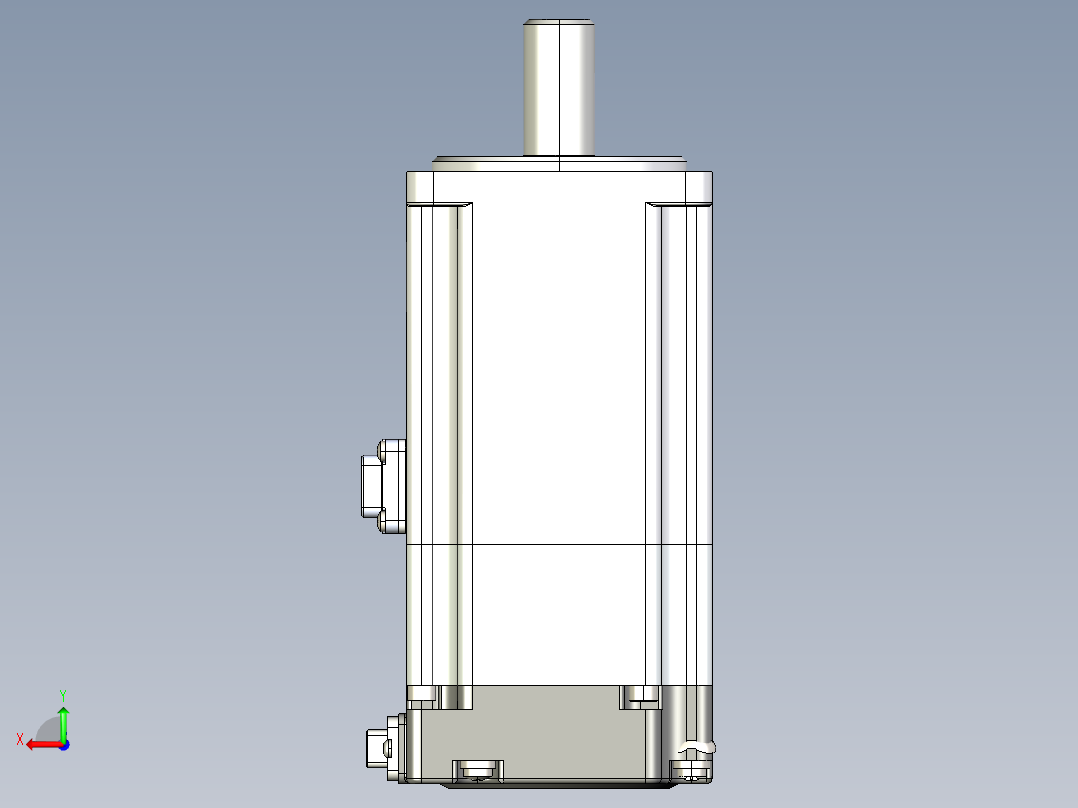 电机MS6S-60TH30BZ3-20P4.IGS后视图