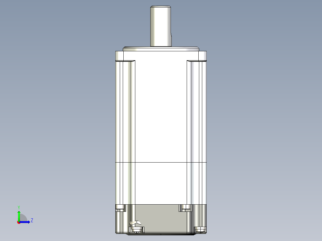 电机MS6S-60TH30BZ3-20P4.IGS左视图