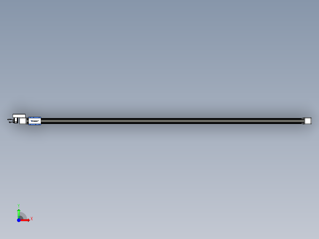 威洛博LB.GB同步带传动--欧规系列GB8-L96-S3800-BR-P40前视图