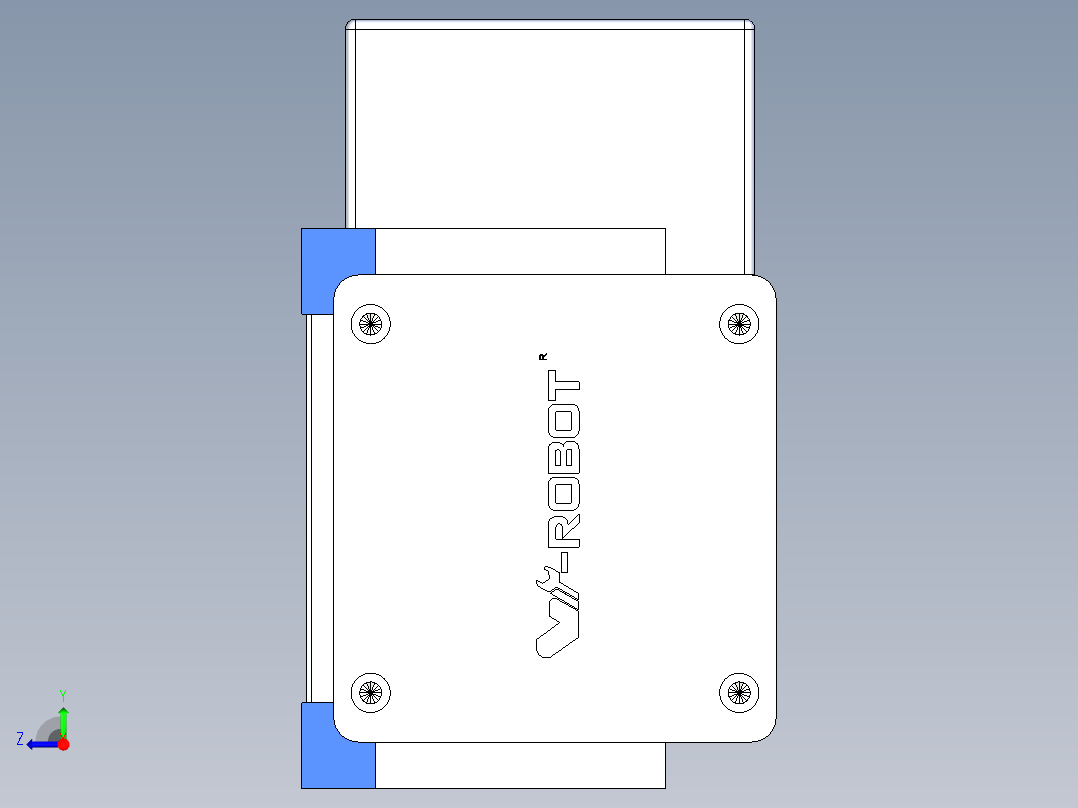 威洛博LB.GB同步带传动--欧规系列GB8-L96-S3800-BR-P40右视图