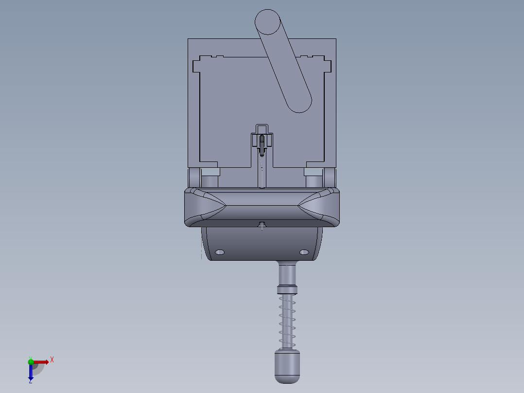 曲柄摇杆玩具打印俯视图