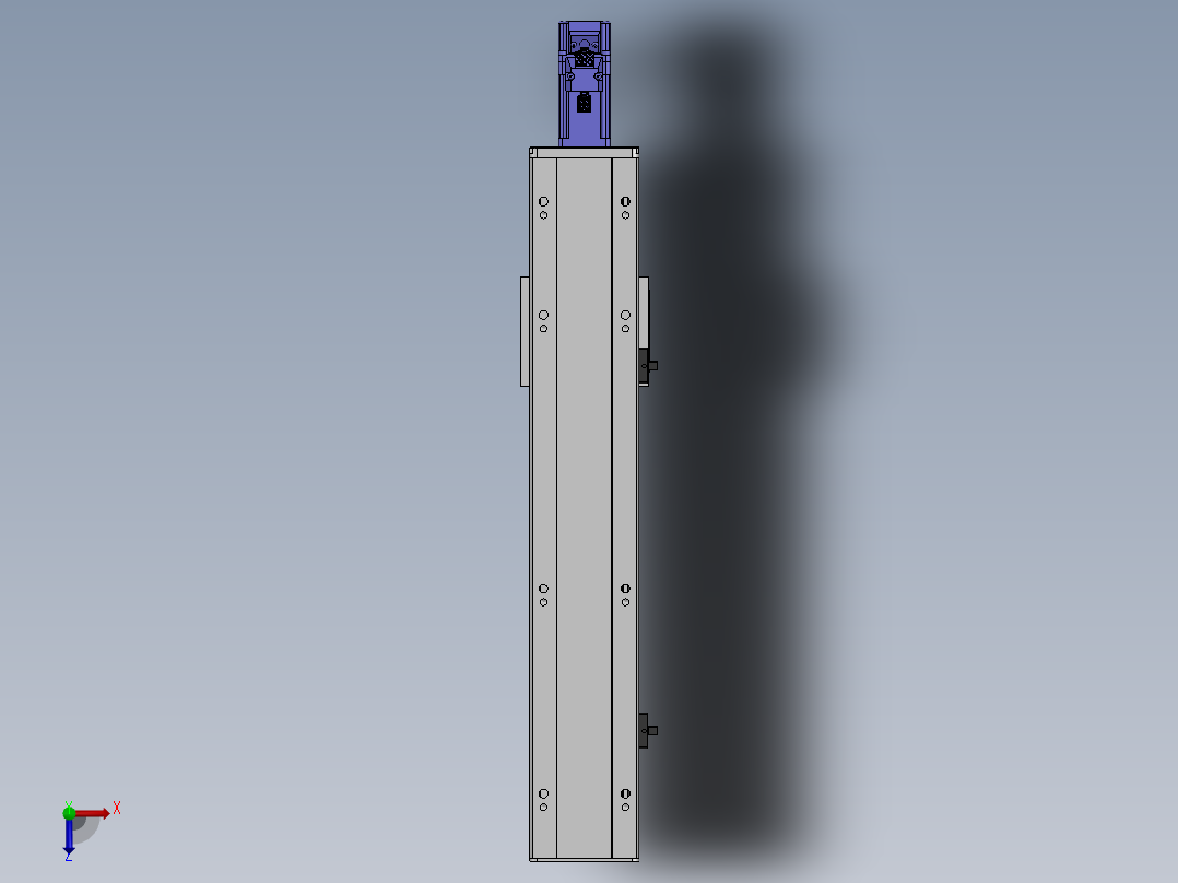 精密模组MY80S-T10-300L-P10B-BC-C4俯视图