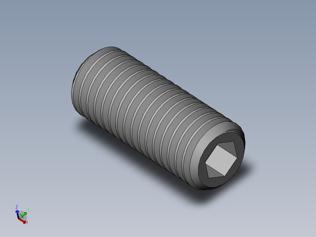 DIN 913-ISO 4026 固定螺钉-M12 L=30.SLDPRT