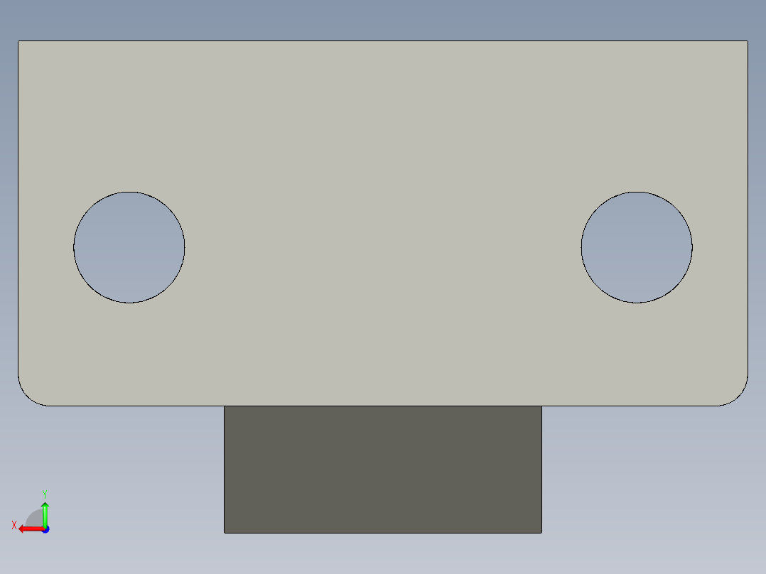 基恩士PZ-S20_kc图纸模型后视图
