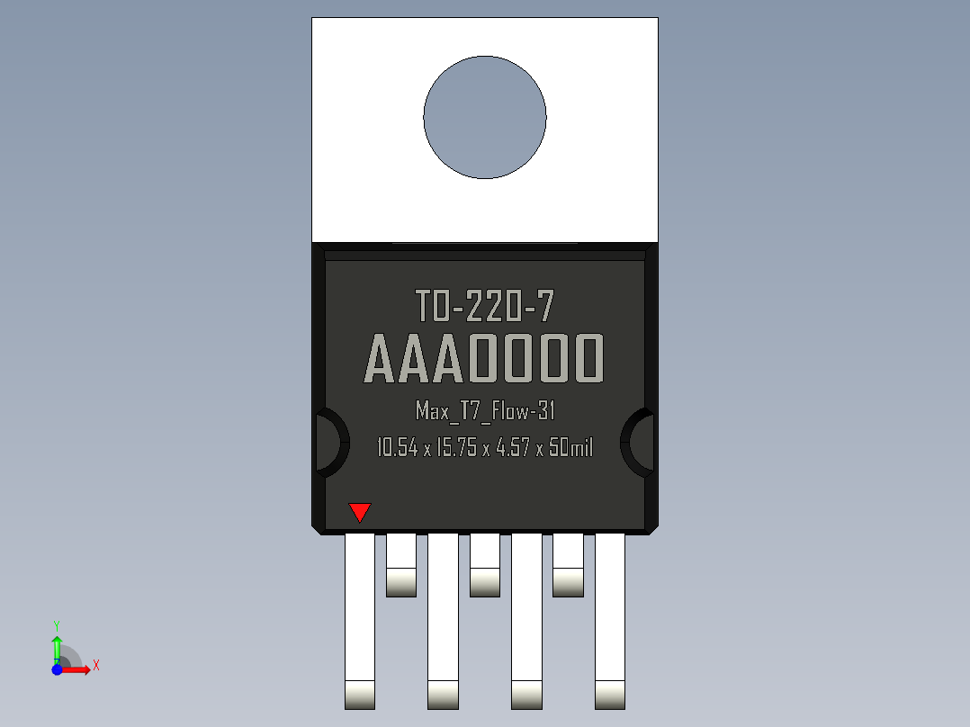 封装-TO-220-7_Max_T7_Flow-31_rev1.0.rar前视图