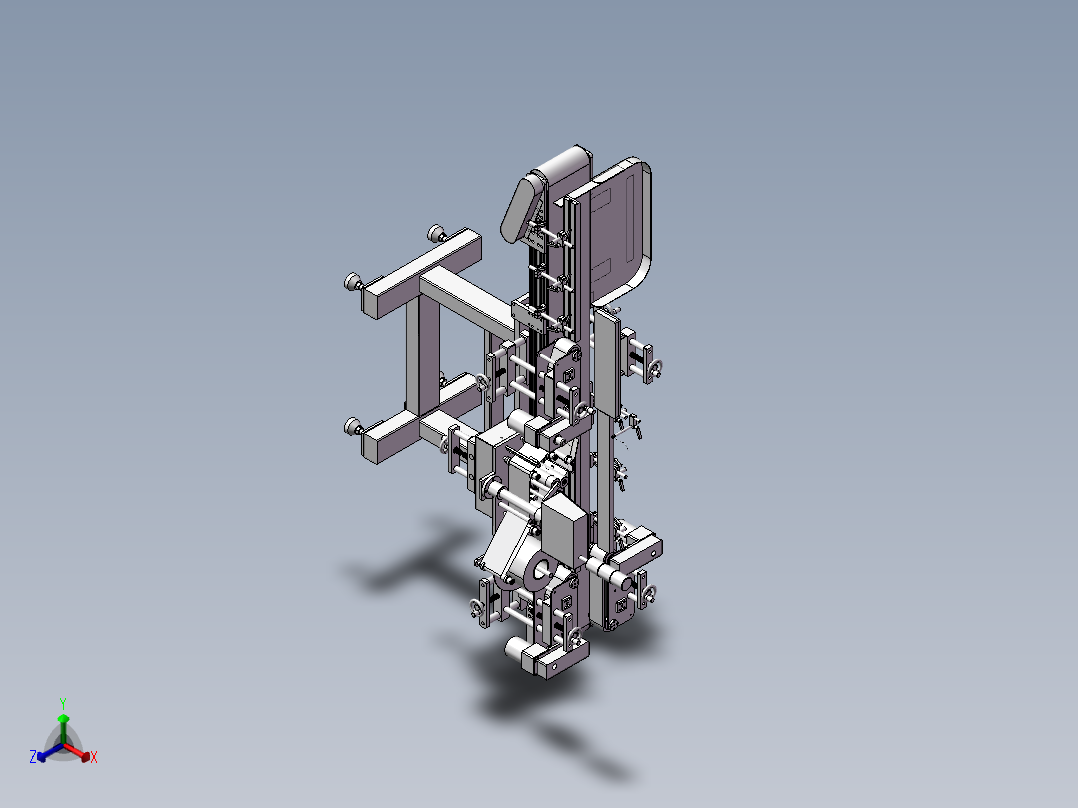 瓶式贴标机3 非标自动化机械3D素材正等轴测图