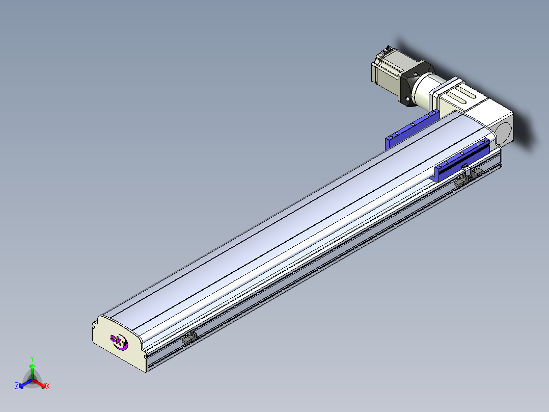 同步带滑台-半封闭B17-L100-S850-L-P75-D3-N3