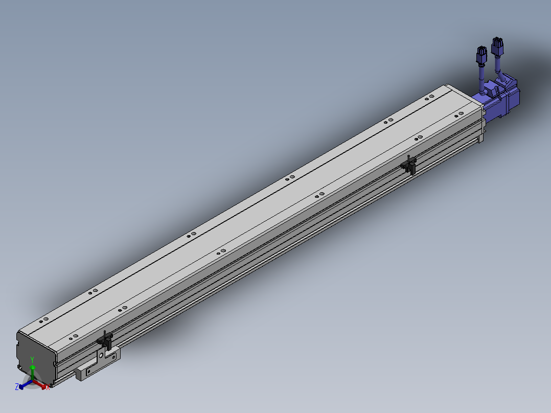 精密模组MY80S-T10-650L-P10B-BC-C4正等轴测图