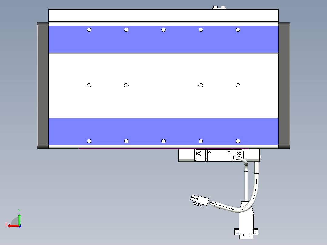 威洛博VL系列直线电机模组-VL17E1-S150后视图