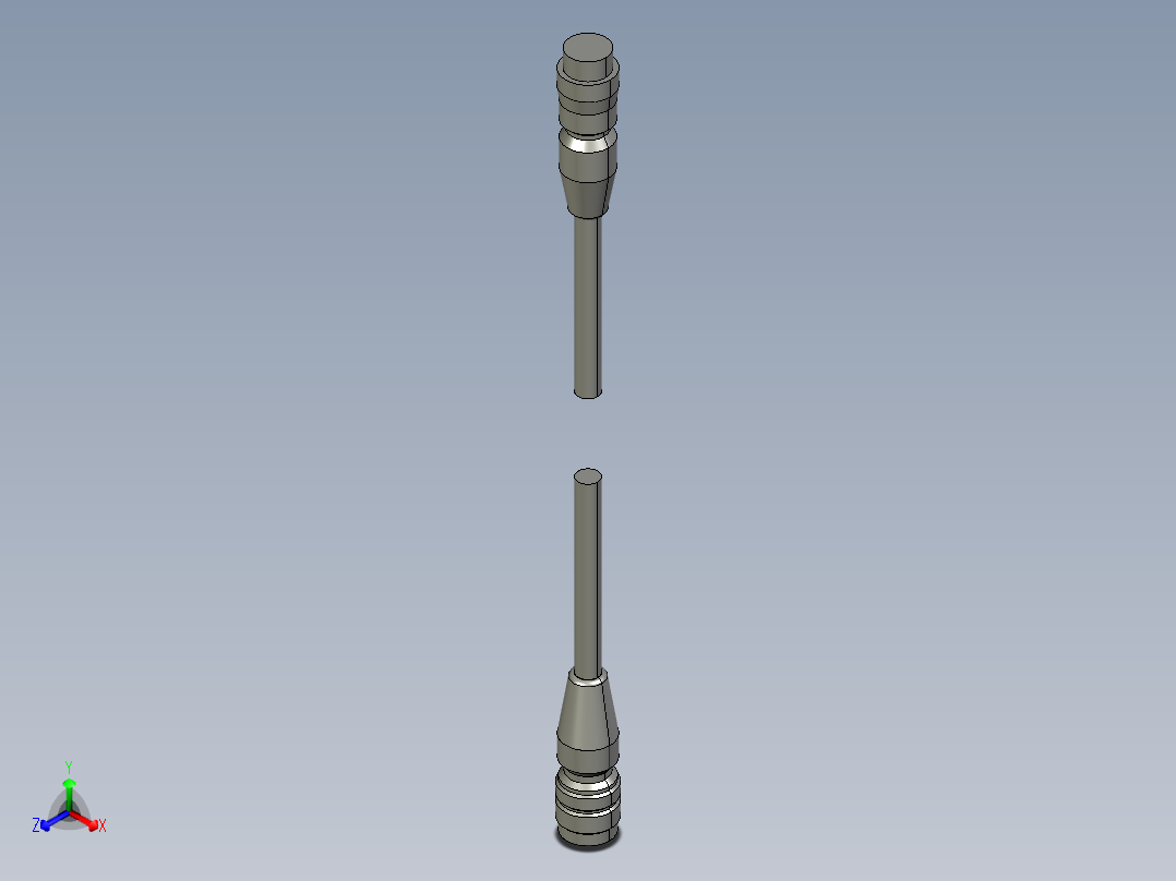 基恩士LS7_camera-cable_kc图纸模型正等轴测图