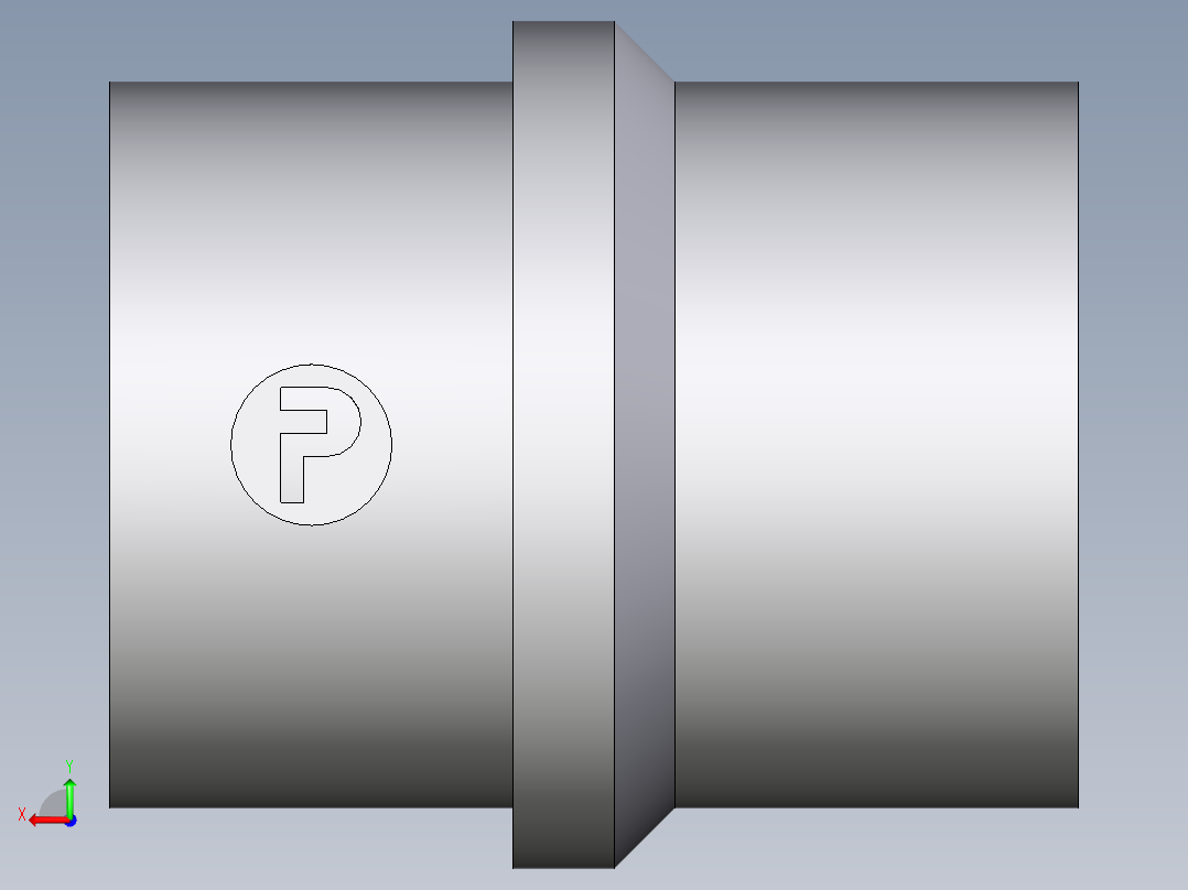 卡套式工业通用硬管接头EO_Blanking_plug_for_cones_BUZ18LCFX后视图