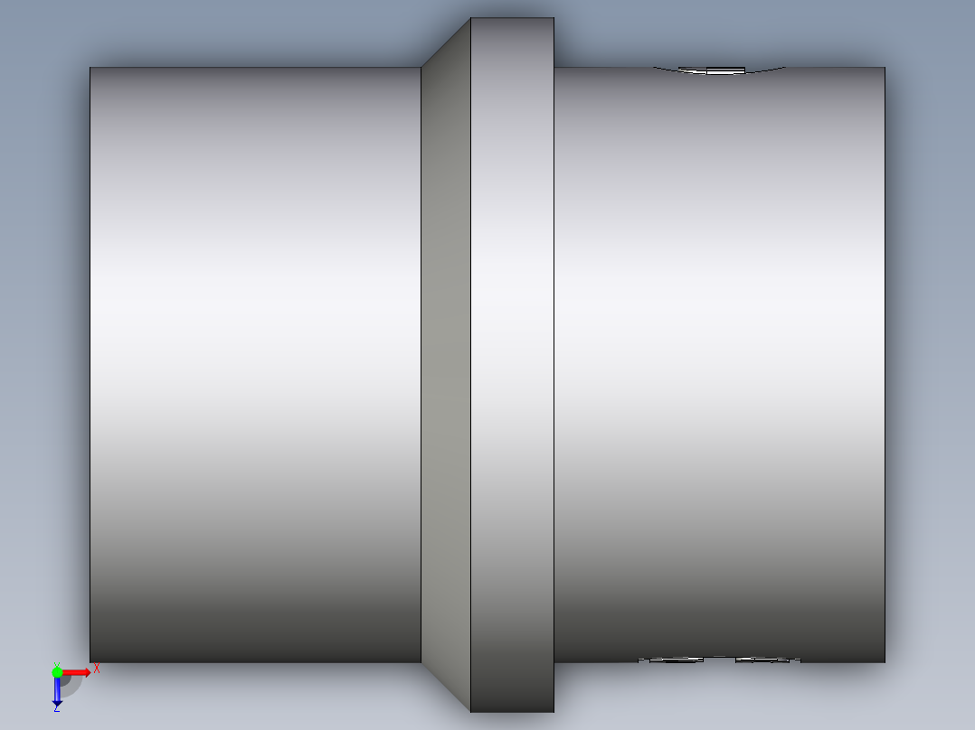卡套式工业通用硬管接头EO_Blanking_plug_for_cones_BUZ18LCFX俯视图