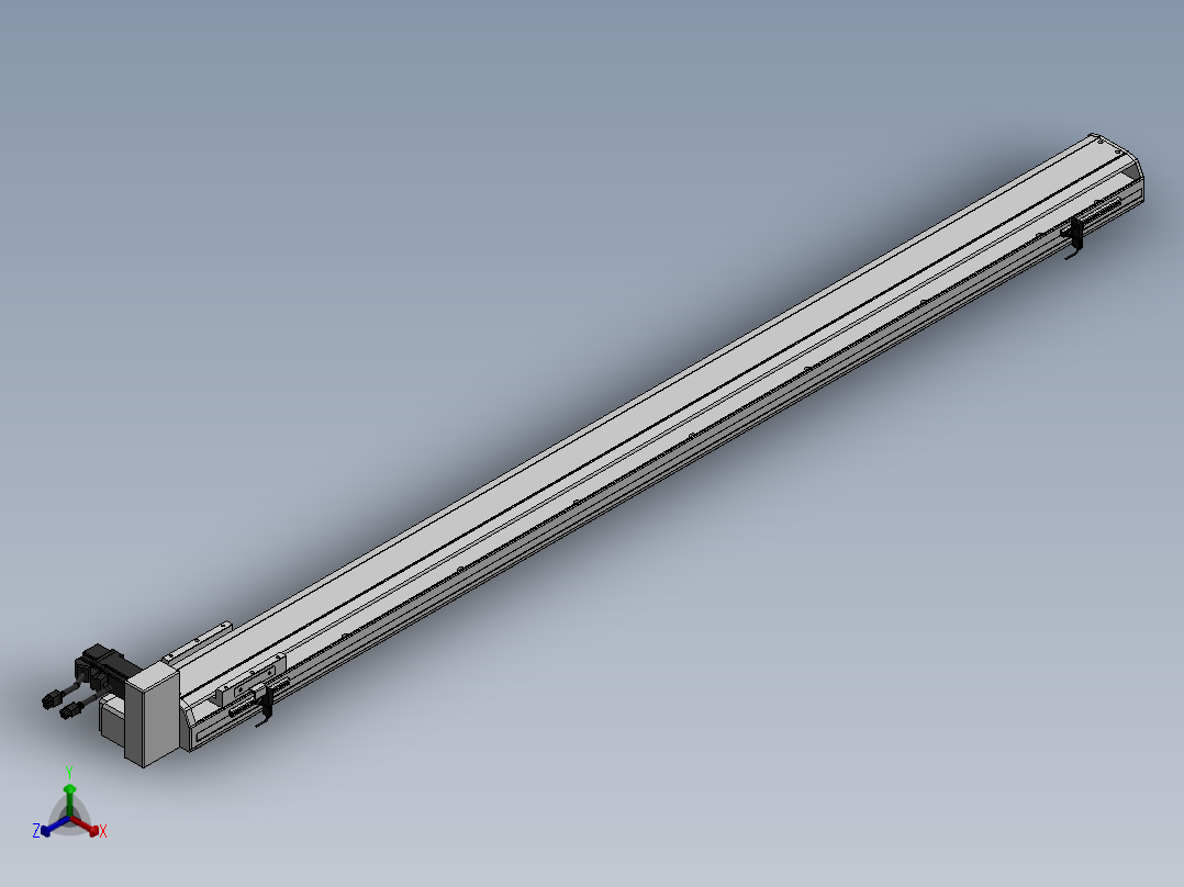 精密模组MT100-L78-1400-RU-M10-C4正等轴测图