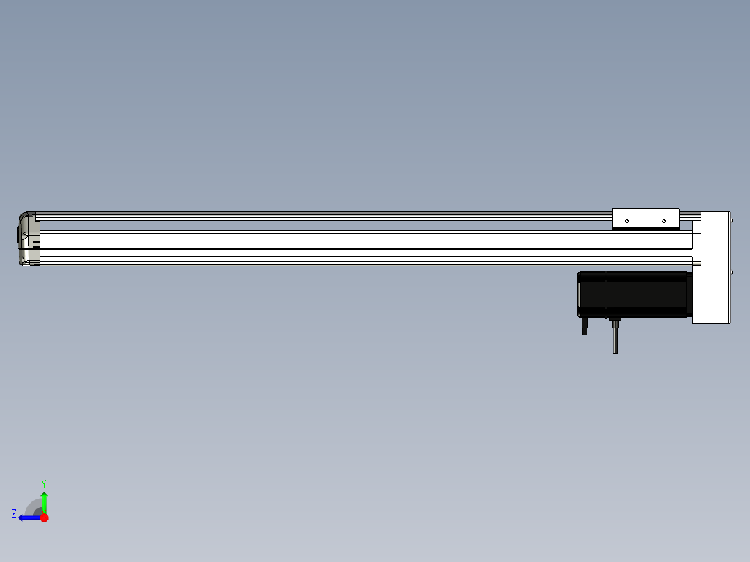 Toyo东佑达直线模组-ETH13-750-BM-400W+煞車右视图